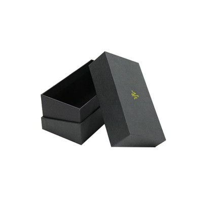 Special Lid And Base Gift Box Packaging Black Square Jewelry Package Cheap Wholesale